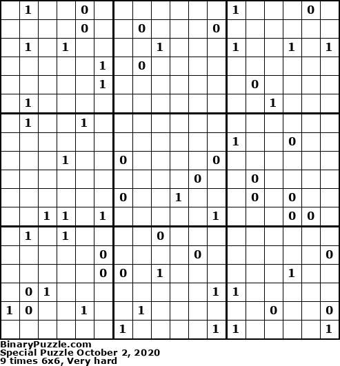 Binary Puzzle