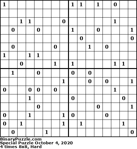 Binary Puzzle