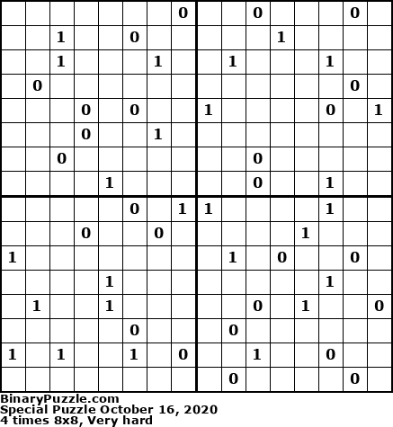 Binary Puzzle