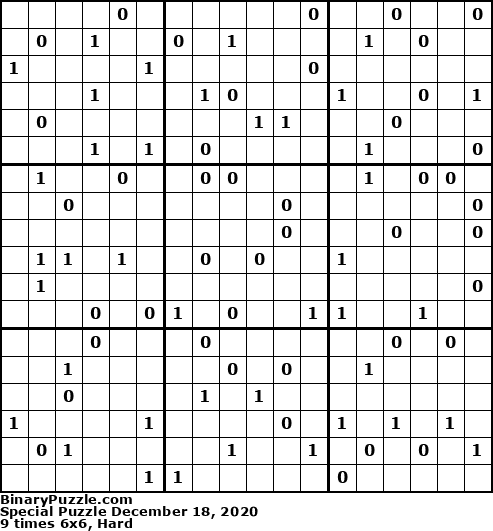 Binary Puzzle