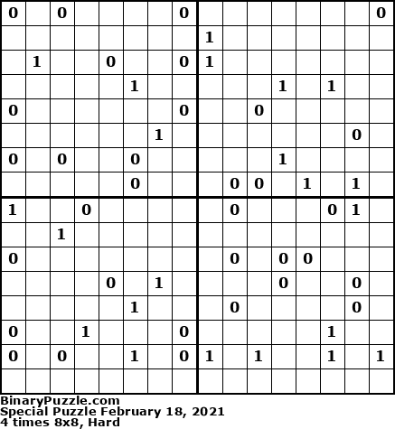 Binary Puzzle