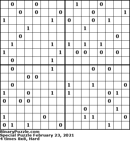 Binary Puzzle