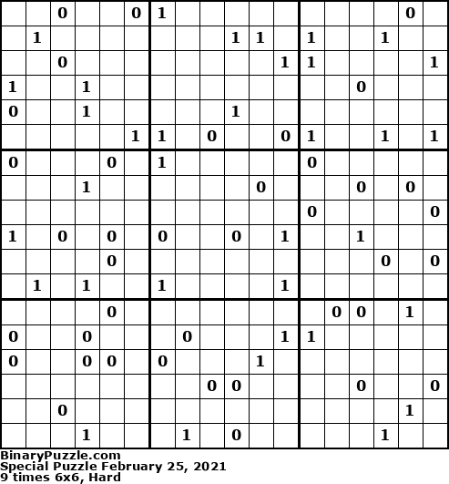 Binary Puzzle