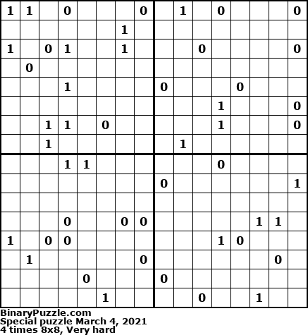 Binary Puzzle