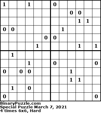 Binary Puzzle