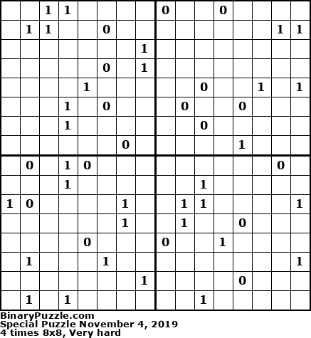 Binary Puzzle