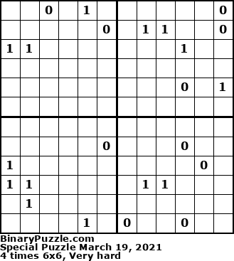 Binary Puzzle