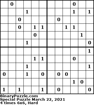 Binary Puzzle