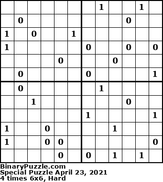 Binary Puzzle
