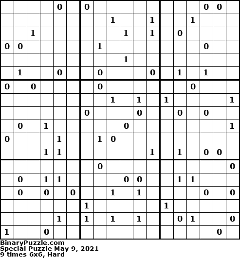 Binary Puzzle