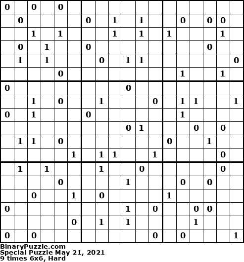 Binary Puzzle