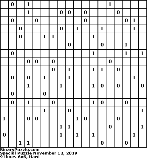 Binary Puzzle