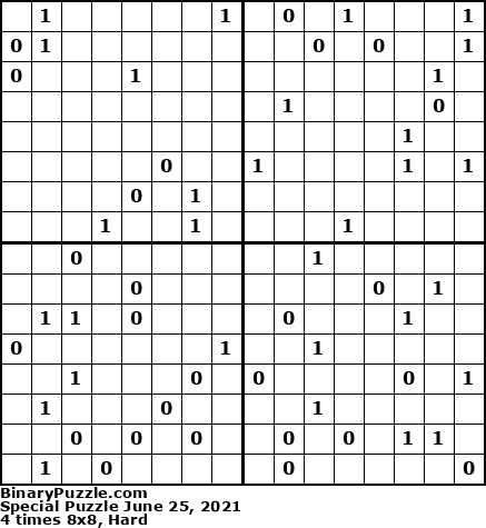 Binary Puzzle