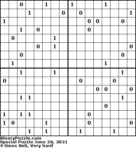 Binary Puzzle