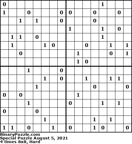 Binary Puzzle