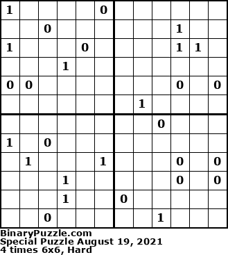 Binary Puzzle