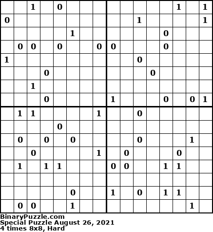 Binary Puzzle