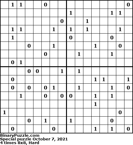 Binary Puzzle