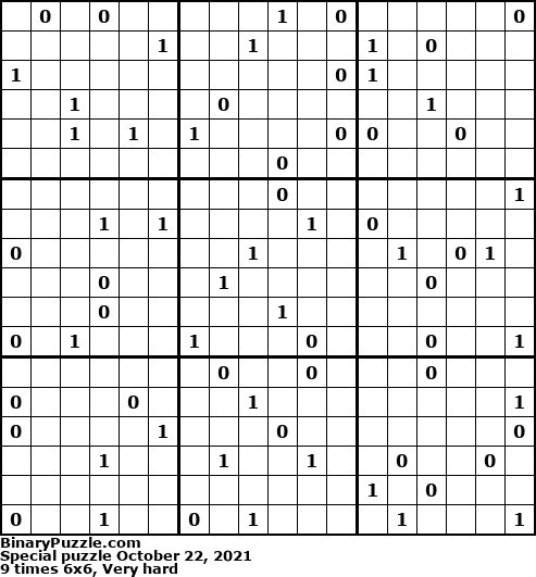 Binary Puzzle