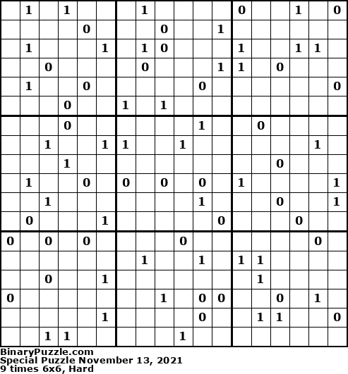 Binary Puzzle