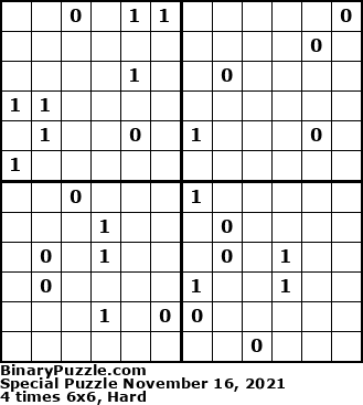 Binary Puzzle