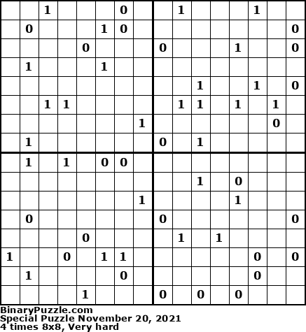 Binary Puzzle