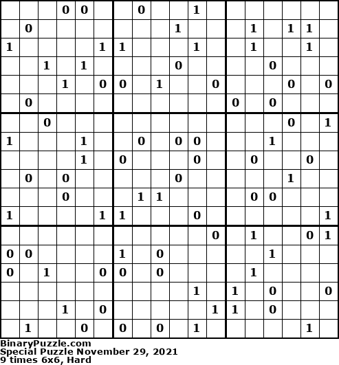 Binary Puzzle