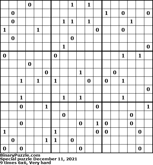 Binary Puzzle