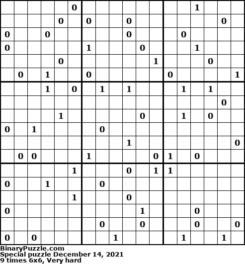 Binary Puzzle