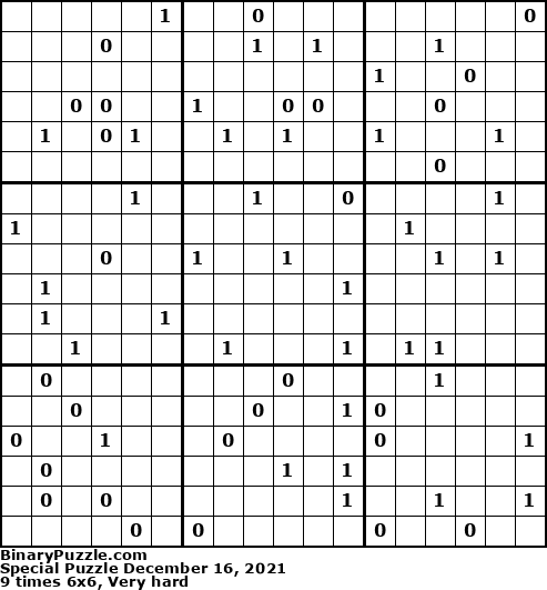 Binary Puzzle