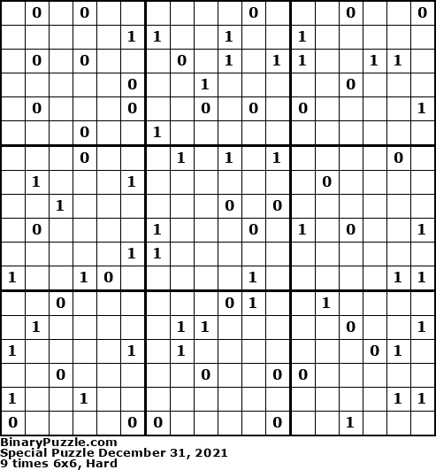 Binary Puzzle