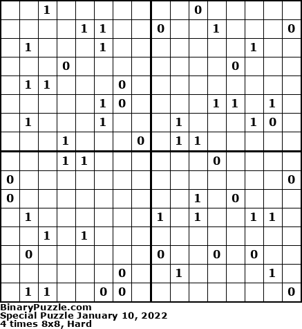 Binary Puzzle
