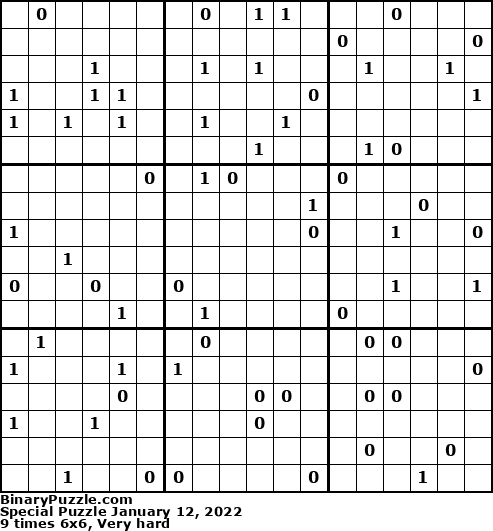 Binary Puzzle