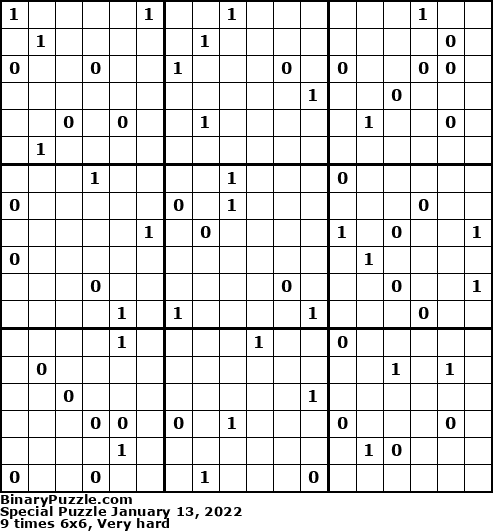 Binary Puzzle