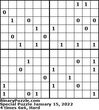Binary Puzzle
