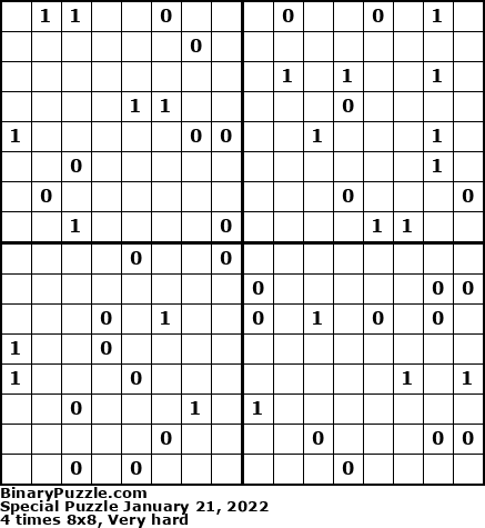 Binary Puzzle