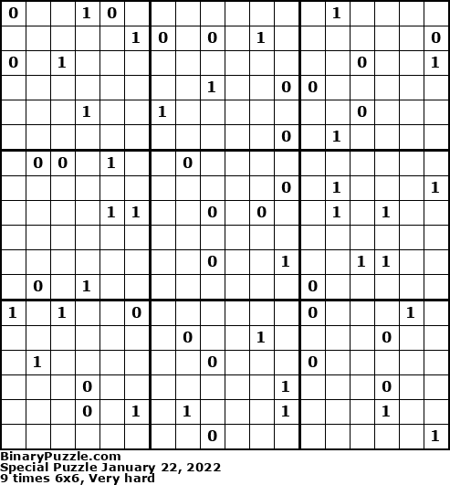 Binary Puzzle