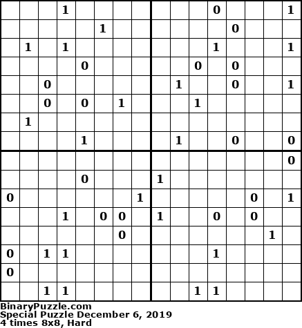 Binary Puzzle