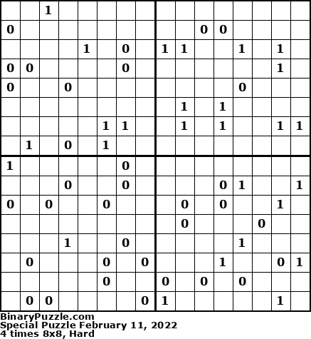 Binary Puzzle