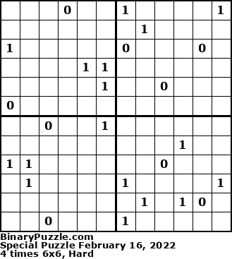 Binary Puzzle