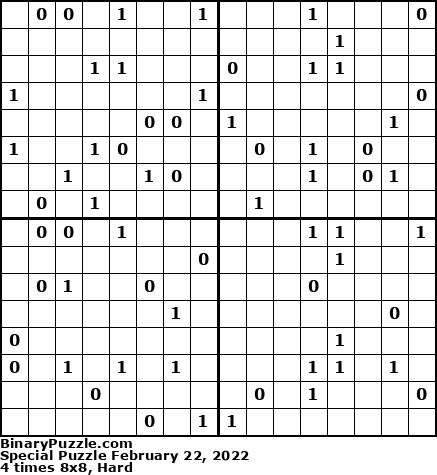Binary Puzzle