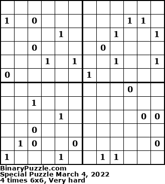 Binary Puzzle