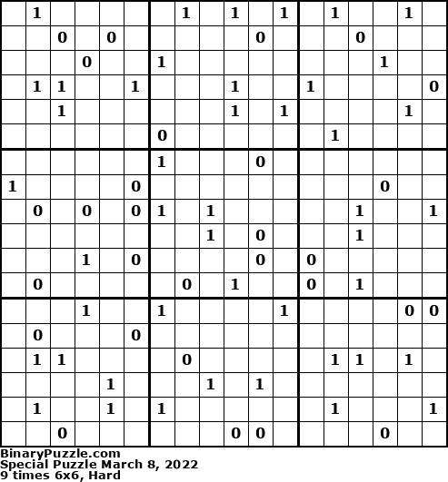 Binary Puzzle