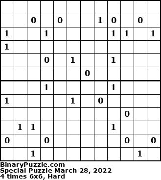 Binary Puzzle