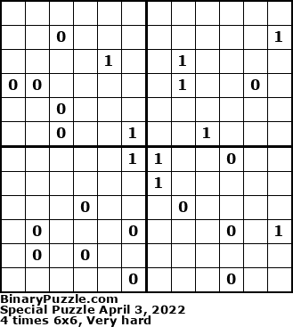Binary Puzzle