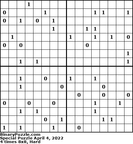 Binary Puzzle