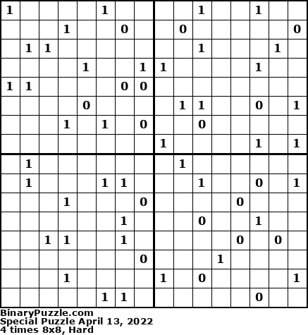 Binary Puzzle