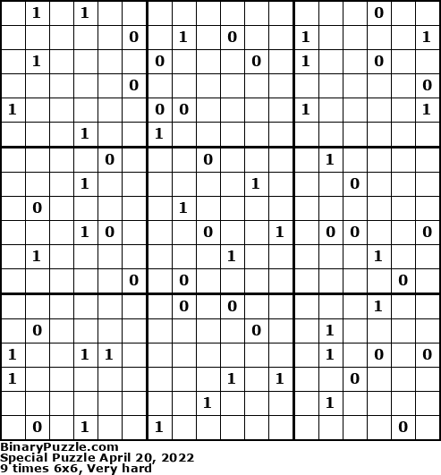 Binary Puzzle
