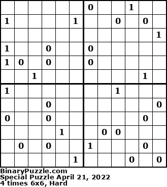 Binary Puzzle