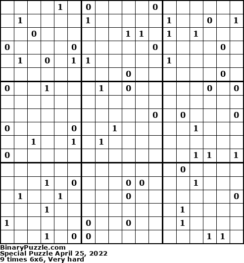 Binary Puzzle